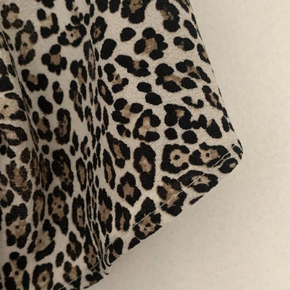 Como Black Crop Top Animal Print Top - Picture 7 of 13